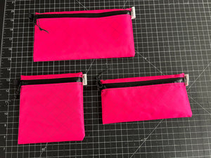 Zippered Pouches - Fully Recycled